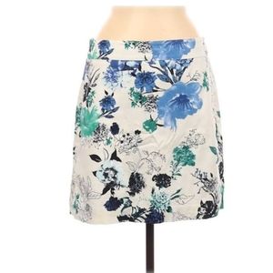 LOFT Mid-length Floral Skirt